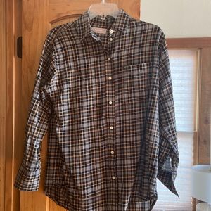 Everlane Lightweight Flannel Oversized Shirt - Size 0